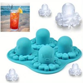 1pc; Octopus Ice Tray(5.12''âˆšÃ³5.12''); Ice Cube Molds; DIY Cocktail Ice Balls; Home Supplies; Party Game Supplies; Birthday Gifts; Children's Day Gift