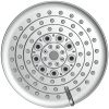 6 Spray Settings High Pressure Shower Head 5" Rain Fixed Showerhead - Chrome Adjustable Shower Head with Anti-Clogging Nozzles; Low Flow Easily Instal