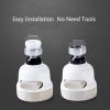 Kitchen Sink Faucet Sprayer 360Â¬âˆž Rotating Water Tap Nozzle Filter Aerator Adjustable Faucet Head Pressurized Booster Attachment