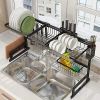 Over The Sink Dish Drying Rack 33.5 Inches Kitchen Organizer Storage For Home