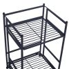 2-Tier Folding Metal Shelf YF