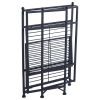 2-Tier Folding Metal Shelf YF