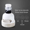 Kitchen Sink Faucet Sprayer 360Â¬âˆž Rotating Water Tap Nozzle Filter Aerator Adjustable Faucet Head Pressurized Booster Attachment