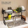 Over The Sink Dish Drying Rack 33.5 Inches Kitchen Organizer Storage For Home