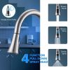 Touchless Kitchen Faucet Automatic Motion Sensor Christmas Gift, Kitchen Sink Faucets with 4 Modes Pull Down Sprayer, Commercial Modern Kitchen Water