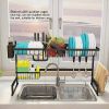 Over The Sink Dish Drying Rack 33.5 Inches Kitchen Organizer Storage For Home