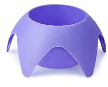 Outdoor Entertainment Seaside Plastic Beach Cup Saucer (Option: Purple-51to100ML)