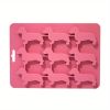 Ice Cube Silicone Tray Molds Trays Dog Mold Chocolate Dachshund Shaped Baking Candy Lid Jelly Mini Maker Fondant Puppy Release