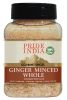 Pride of India â€šÃ„Ã¬ Ginger Minced Whole â€šÃ„Ã¬ Gourmet Spice â€šÃ„Ã¬ Rich in Antioxidant â€šÃ„Ã¬ Potent Flavor - Great for Adding Flavor to Stir Fries & Sauces â€šÃ„