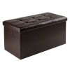 Ashford Ottoman with Storage Faux Leather