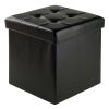 Ashford Ottoman with Storage Faux Leather