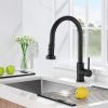 Stainless Steel Pull Down Kitchen Faucet with Soap Dispenser