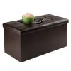 Ashford Ottoman with Storage Faux Leather