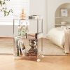 3 Tier Storage Rack Storage Cart Storage Rolling Utility Cart for Kitchen Bathroom