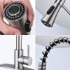 Single Handle Commercial Modern Spring High Arc Kitchen Faucet