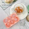 1pc Ice Cube Tray; Rose Flower And Heart Shaped Ice Cube Mold; Food Grade Silicone Ice Ball Maker; Kitchen Tools; Kitchen Supplies