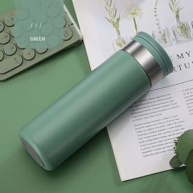 Mobile Phone Holder Portable Water Cup Gift (Option: Green-420ml)